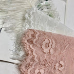 Openwork Eyelash Double-Scallop Stretch Nylon Lace Trim 21 cm — fabric photo 5