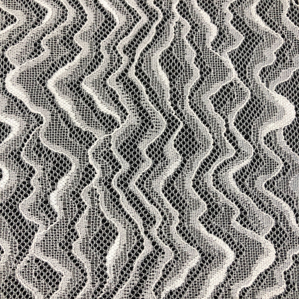 Geometric Stretch Lace Trim 24 cm — fabric photo 4