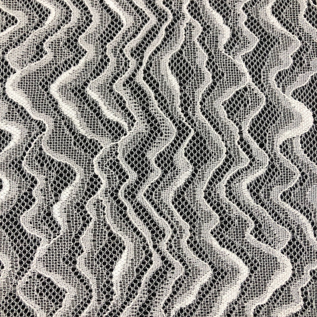 Geometric Stretch Lace Trim 24 cm — fabric photo 4