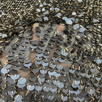 Stretch Mesh 9/12mm Rolled Sequin Fabric — fabric photo 5