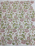 Botanical Multicolor Bead & Sequin Fabric — fabric photo 6