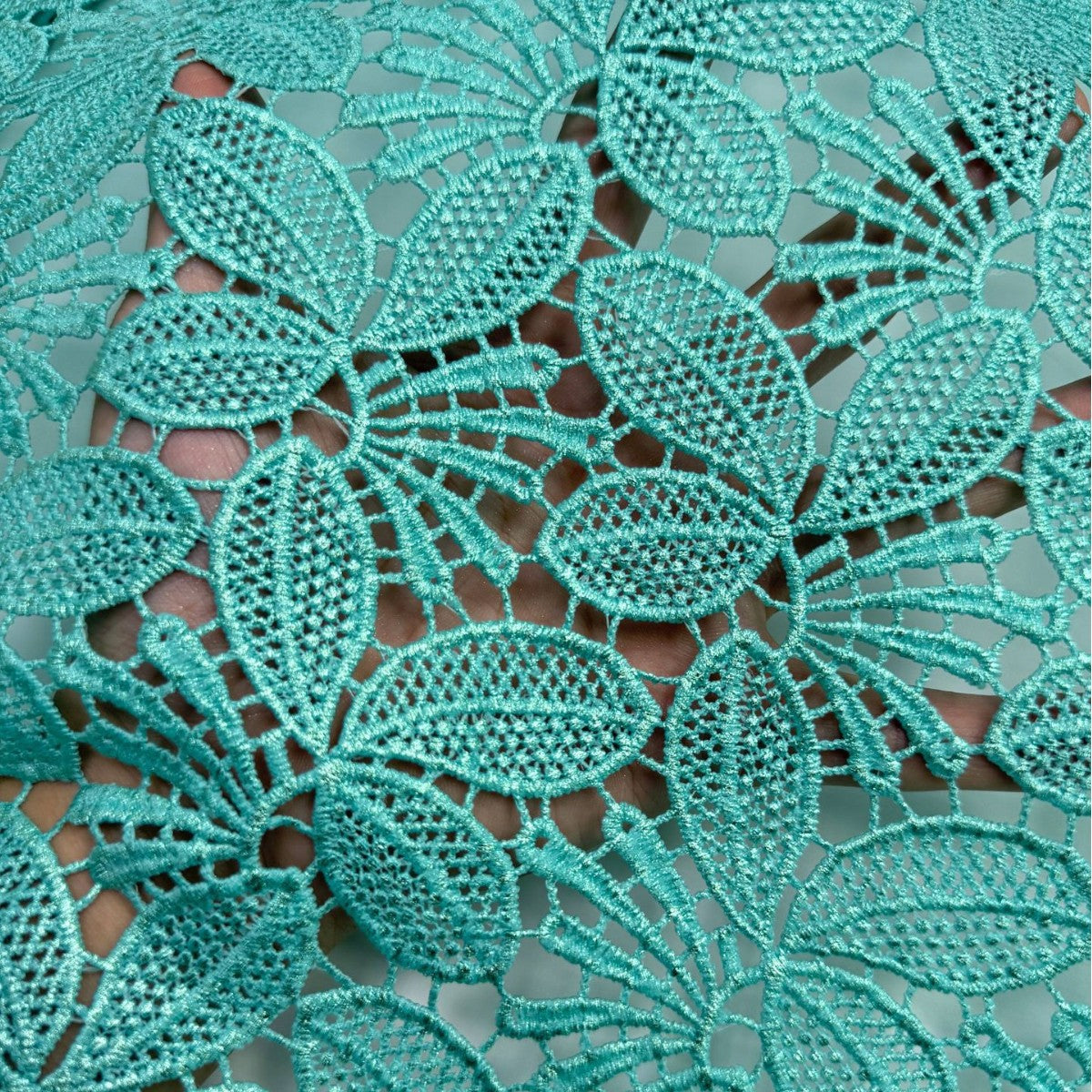 Embroidered Guipure Lace Fabric – Design 58047 — fabric photo 2
