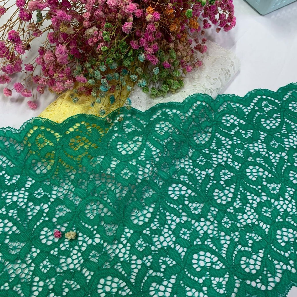 Stretch Lace Trim 18 cm — fabric photo 2