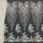 3D Sequin Embroidered Bridal Fabric – Design 75967