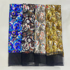 Heavy Colorful Laminated Sequin Embroidery Fabric — fabric photo 5