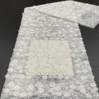 Beaded Lace with Foam Bead and Sequin Embroidery — fabric photo 2