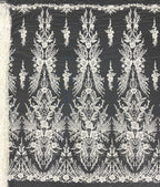 Thread Embroidery & Foam Bead Sequin Fabric — fabric photo 6