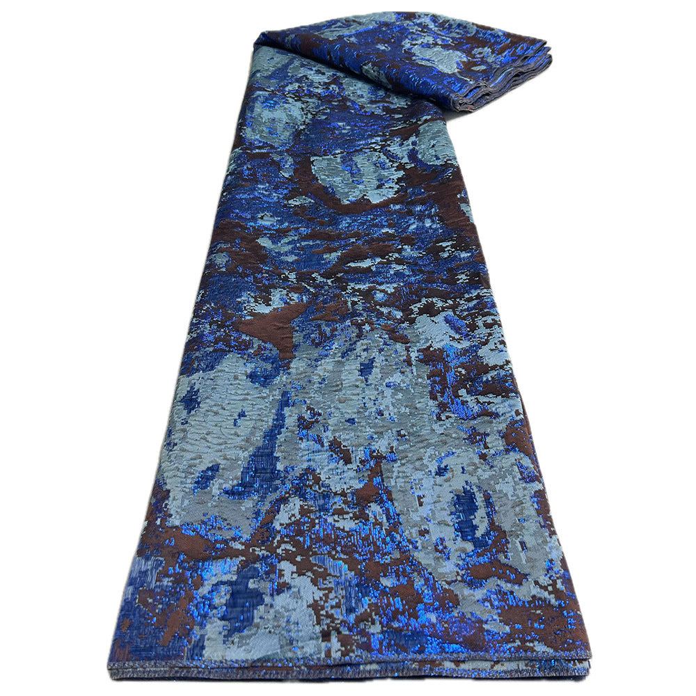 Double-Sided Metallic Jacquard Brocade Organza — fabric photo 5