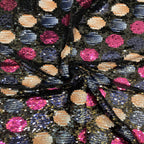 5 mm Sequin Embroidered Tulle Mesh Fabric — fabric photo 4