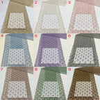 Apricot Fishscale Seed Bead Sequin Fabric — fabric photo 2