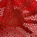 Ditsy Floral Cutwork Water-Soluble Guipure Lace Fabric — fabric photo 2