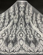 Heavy Sequin & Bubble-Bead Embroidered Bridal Fabric – Design 63135 — fabric photo 6