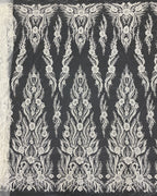 Fine Foam Bead Embroidered Sequin Fabric