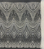 Sequin Embroidered Bridal Fabric – Design 96991 — fabric photo 6
