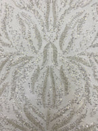 Foam Bead Crystal Sequin Embroidery Fabric — fabric photo 5