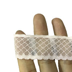 Narrow Stretch Lace Trim 2.6 cm — fabric photo 5