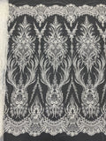 Foam Bead & 2/4mm Sequin Embroidery Fabric — fabric photo 6