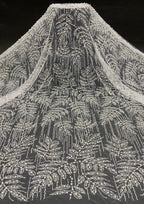 Heavy 4/6/8mm Foam Bead & Sequin Fabric — fabric photo 6