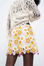 Cutwork Thread Embroidery Fabric for Dresses — fabric photo 5