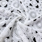 Polyester Corded Water-Soluble Guipure Lace Fabric – 5-Yard Multiples