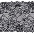Small Floral Stretch Lace Trim 18 cm — fabric photo 6