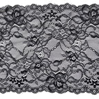 Small Floral Stretch Lace Trim 18 cm — fabric photo 6