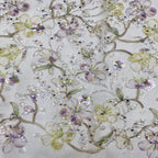 Sheer Base Rope Bead Sequin Embroidered Fabric — fabric photo 3