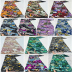 Multicolor Sequin Embroidered Bridal Fabric – Design 55487