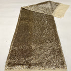 5mm Rolled Sequin Embroidered Stretch Mesh — fabric photo 3