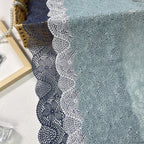 Ditsy Floral Wide Stretch Nylon-Spandex Lace Trim 23 cm