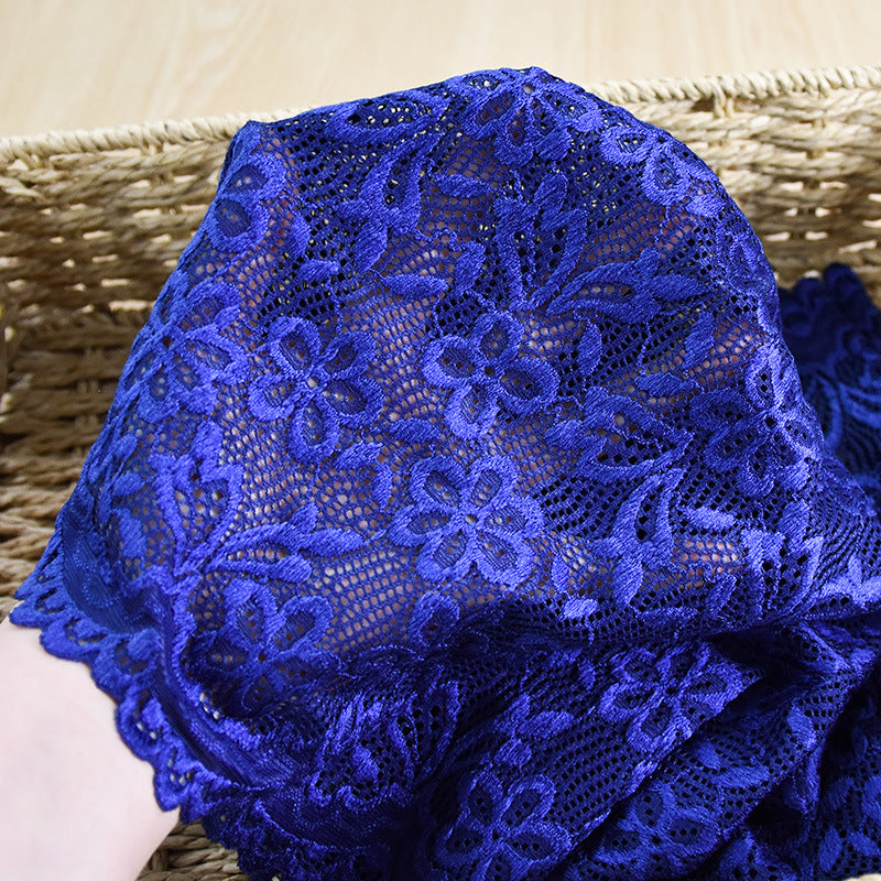 Double-Scallop Textured Stretch Nylon Lace Trim 30 cm