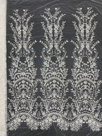 Sequin & Bubble-Bead Embroidered Bridal Fabric – Design 43007 — fabric photo 6