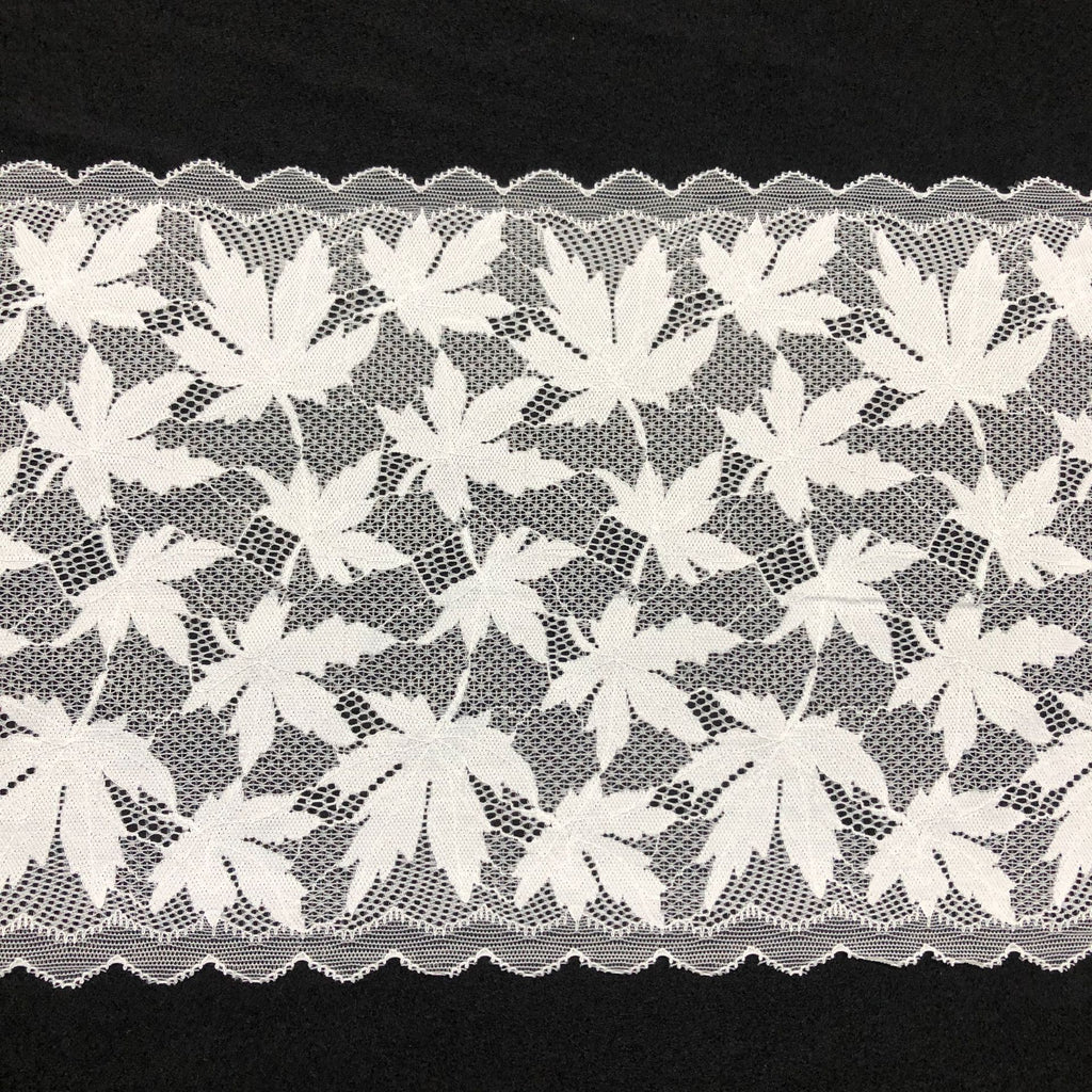 Maple Leaf Wide Lace Trim 24 cm — fabric photo 5