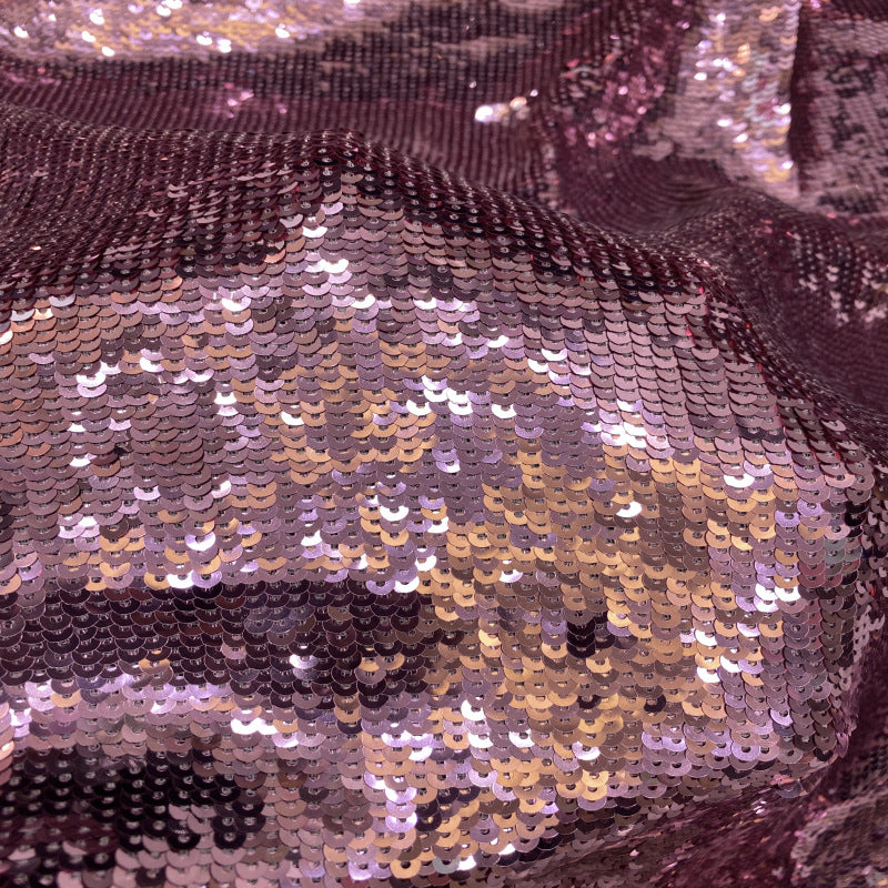 Vertical Stripe 5mm Sequin Embroidery Fabric — fabric photo 4