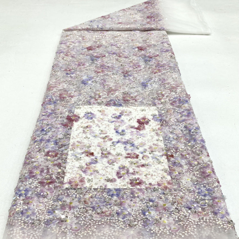 Laser Printed Bead Sequin Fabric