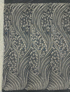 Wavy Bugle Bead & 3/4mm Sequin Embroidery Fabric