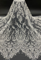 Bead & 3/4mm Sequin Embroidered Occasion Fabric — fabric photo 6
