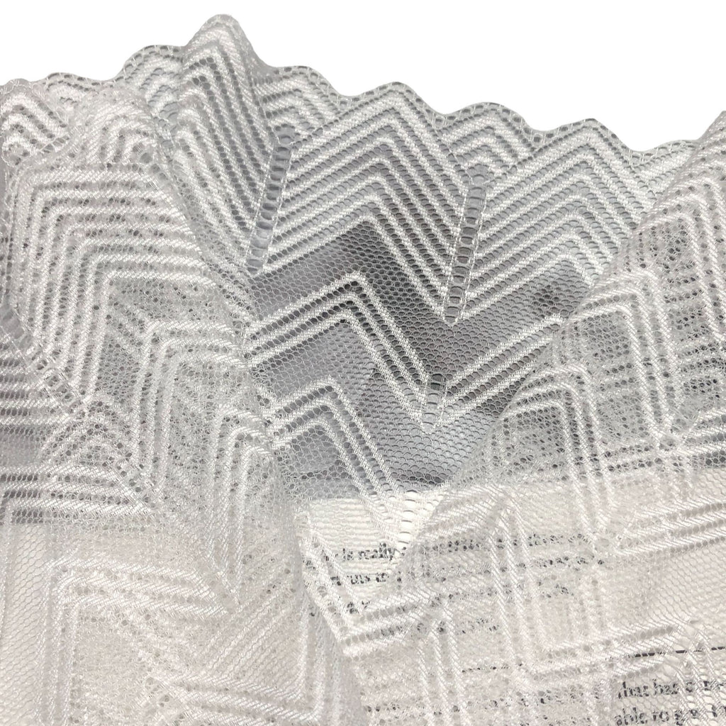 Geometric Corded Lace Trim - 18 cm and 22 cm — fabric photo 4