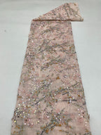 Sequin & Printed Bridal Fabric – Design 85055 — fabric photo 6