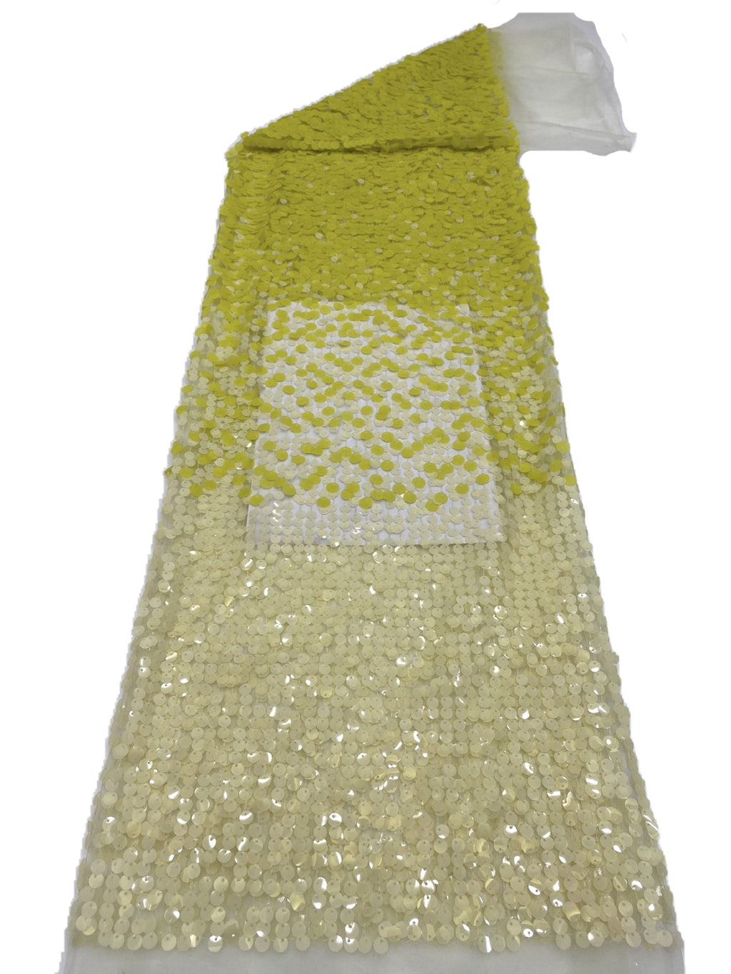 9/12 mm Sequin Embroidered Bridal Fabric — fabric photo 6