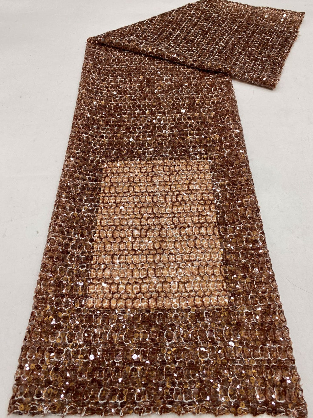 Cutwork Water-Soluble 7mm Sequin Ribbon Fabric — fabric photo 6