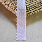 Single-Scallop Picot-Edge Stretch Nylon Lace Trim 2.5 cm