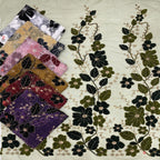 Two-Tone Rope Bead & Sequin Embroidery Fabric