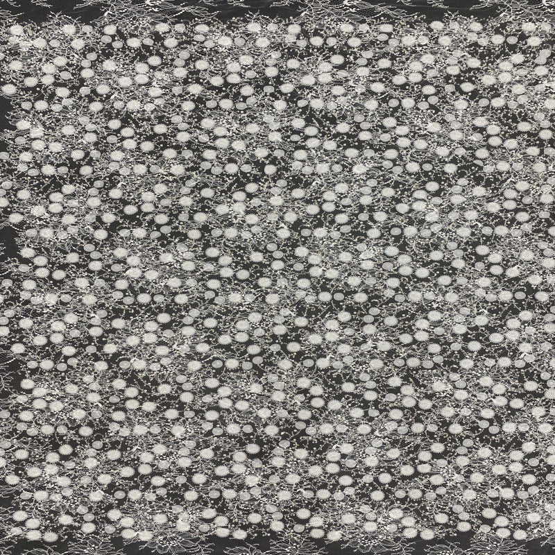Beaded Lace with Foam Bead and Sequin Embroidery — fabric photo 3