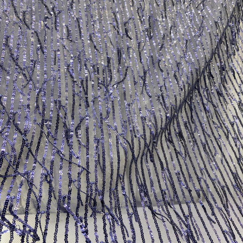 Straight Fringe Laminated Sequin Fabric — fabric photo 4