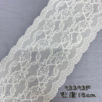 Double-Scallop Wide Stretch Nylon Lace Trim 18 cm — fabric photo 2