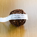 Leaf Single-Scallop Straight-Edge Lace Trim 1.5 cm — fabric photo 3