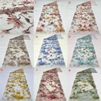 Printed Ribbon Bead Sequin Embroidery Fabric