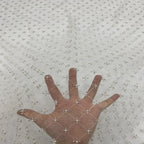 Bubble-Bead Embroidered Dressmaking Fabric — fabric photo 2