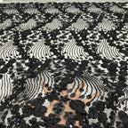 Heavy Sequin & Bugle-Bead Embroidered Bridal Fabric – Design 25567 — fabric photo 5